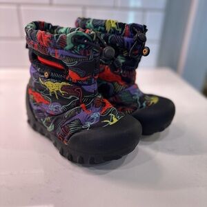 Bogs Waterproof Dinosaur Toddler Boots